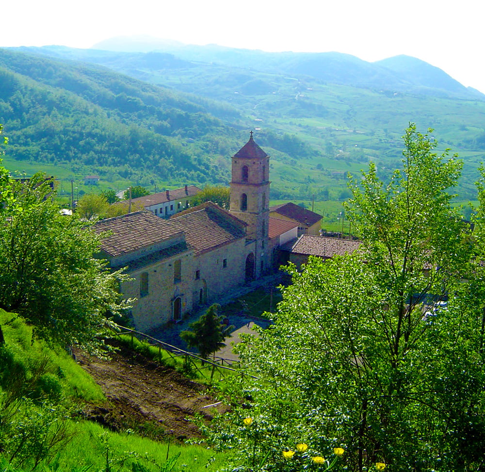 The stone sanctuary of Santa Maria di Pierno